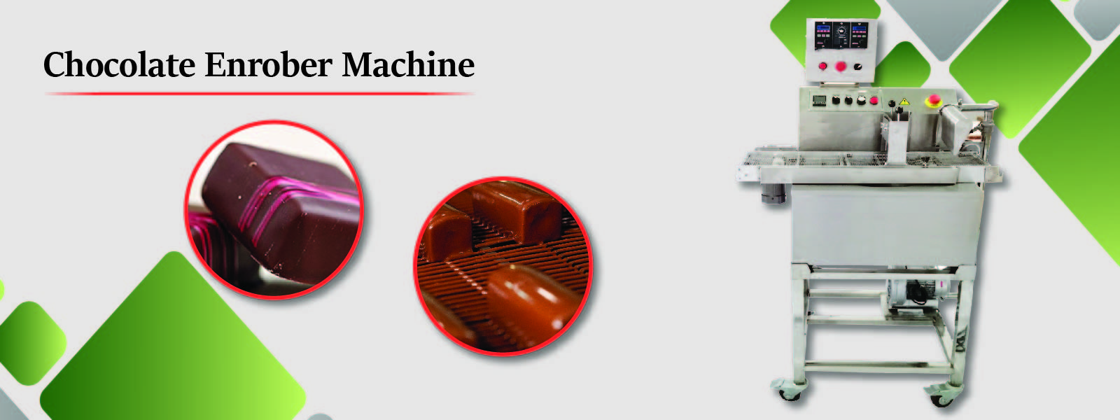 Product image Chocolate enrober machine