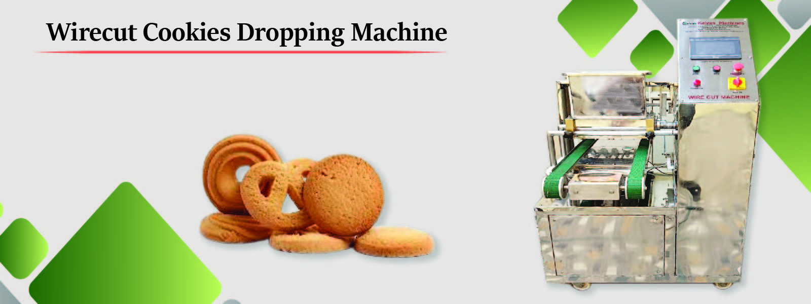 Wirecut Cookies Dropping Machine