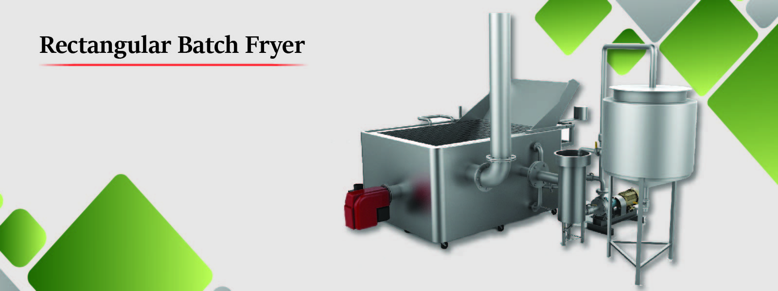 rectangular batch fryer