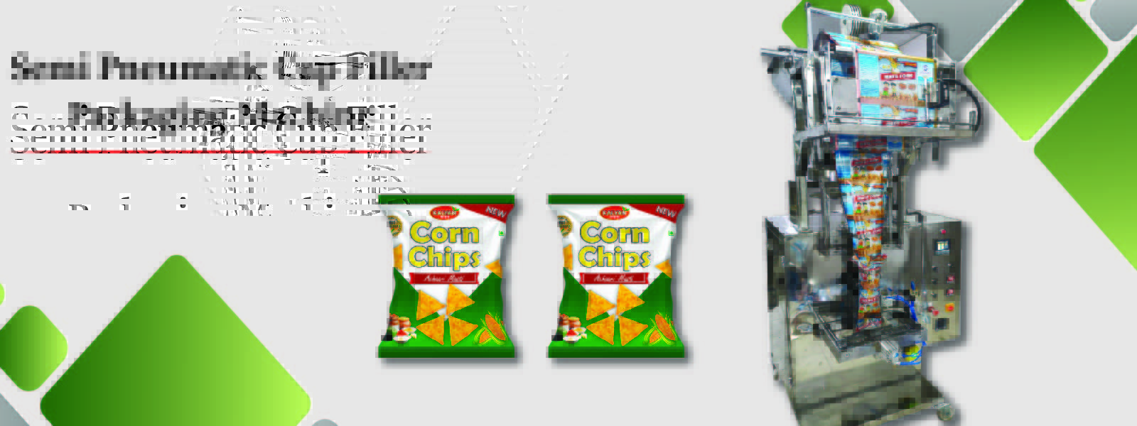 Semi Pneumatic cup filler packaging machine